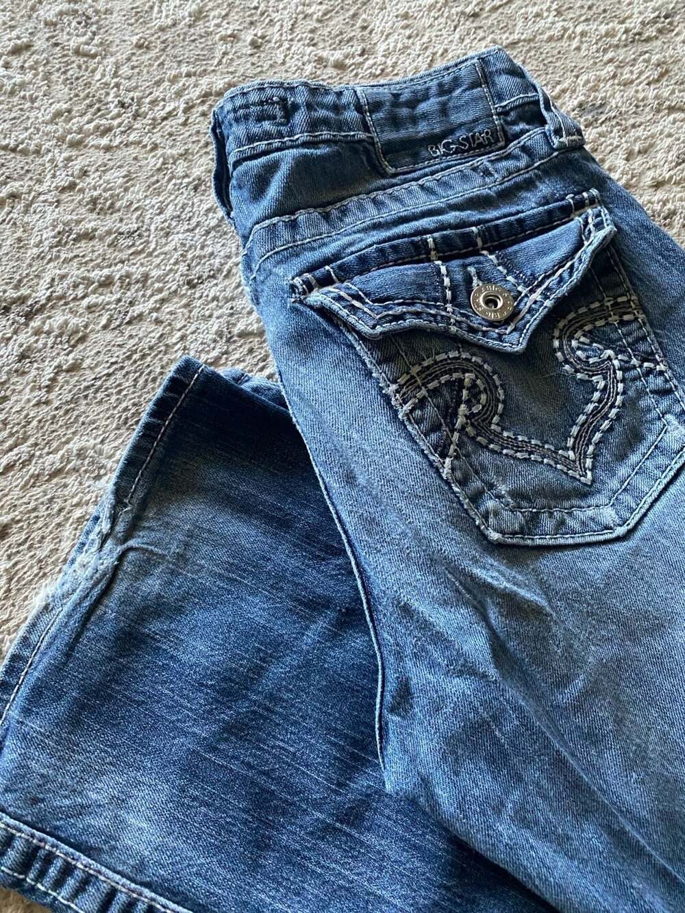 Big Star Remy Low Rise Bootcut Jeans Size 29L - Picture 9 of 9